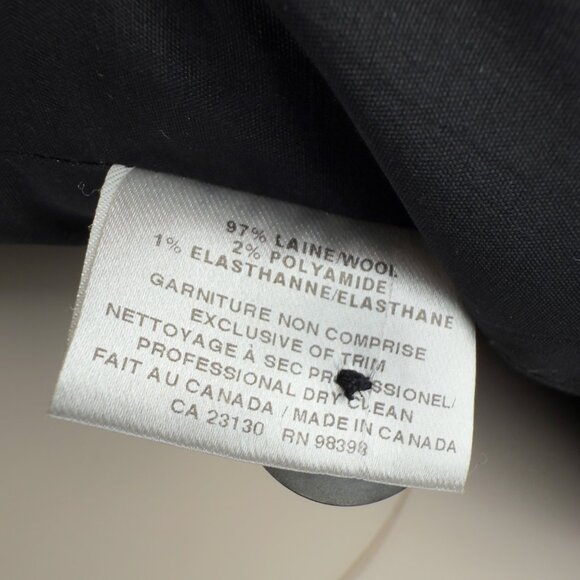 JUDITH & CHARLES Wool Longline Single-Button Contemporary Gray Blazer Jacket 4 - Picture 9 of 9